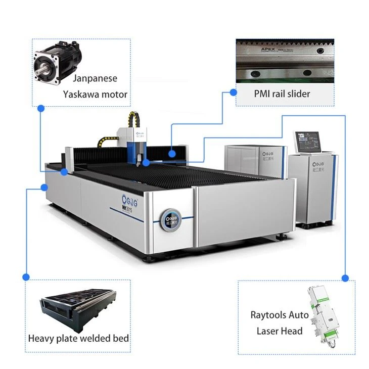 Dual-Use Fiber Laser Cutting Machine 2000W